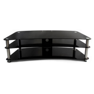 Ateca Simply Curve Verre Noir 1400mm