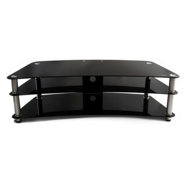 Ateca Simply Curve Verre Noir 1400mm