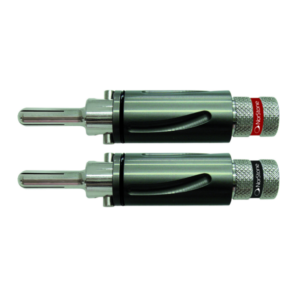 Norstone Banana Plugs Argent x 4