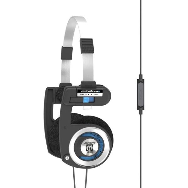 Koss Porta Pro Mic Noir et Bleu