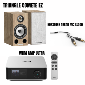 Pack Triangle Comete EZ + Wiim Amp Ultra + Norstone Arran MC 2x300