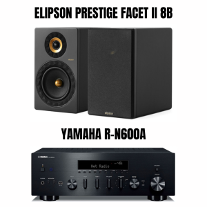 Pack Elipson Prestige Facet 8B II + Yamaha R-N600A